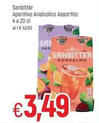 Famila Sanbittèr Aperitivo Analccolico Assortito 4 x 20 cl offerta