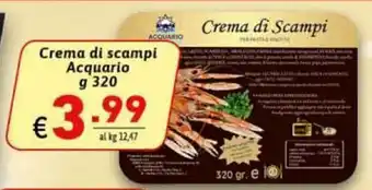 Crema di scampi Acquario 320 g