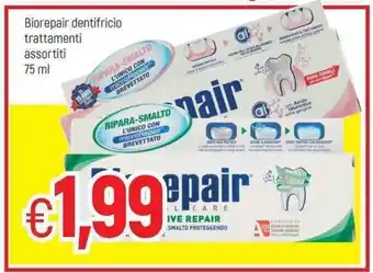 Famila Biorepair dentifricio trattamenti assortiti 75 ml offerta
