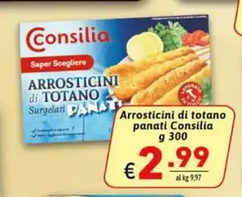 Ipercarni Arrosticini di totano panati Consilia 300 g offerta