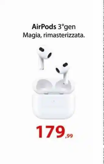 Euronics Airpods 3 gen magia , rimasterizzata offerta