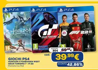 Euronics Giochi wii ps4 horizon ii forbidden west offerta