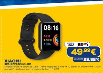 Euronics Xiaomi redmi watch 2 lite offerta