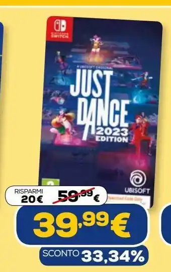 Euronics Giochi wii just dance 2023 offerta