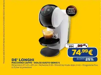 Macchina da caffè -dolce gusto genio s delonghi