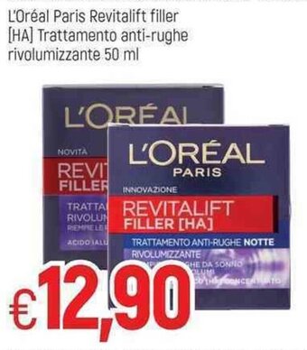 L'Oréal Paris Revitalift filler [HA] Trattamento anti-rughe rivolumizzante 50 ml