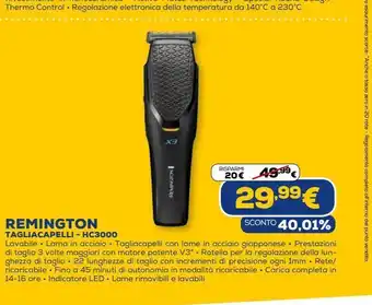 Euronics Tagliacapelli remington - hc3000 offerta