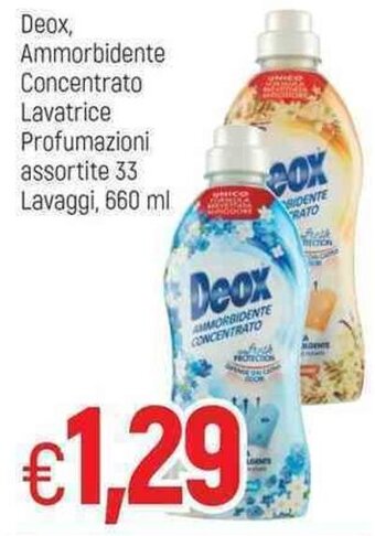 Famila Deox, Ammorbidente Concentrato Lavatrice Profumazioni assortite 33 Lavaggi, 660 ml offerta