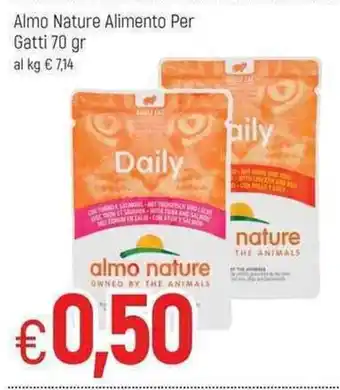 Famila Almo Nature Alimento Per Gatti 70 gr offerta