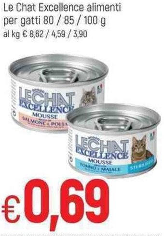 Famila Le Chat Excellence alimenti per gatti 80 / 85 / 100 g offerta
