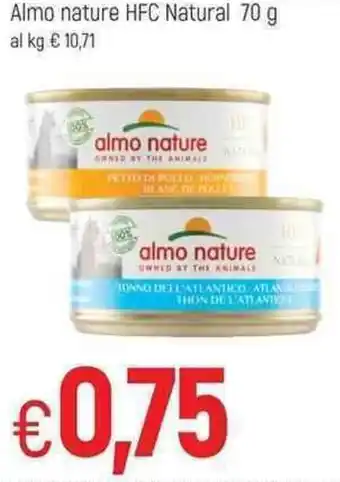 Famila Almo nature HFC Natural 70 g offerta