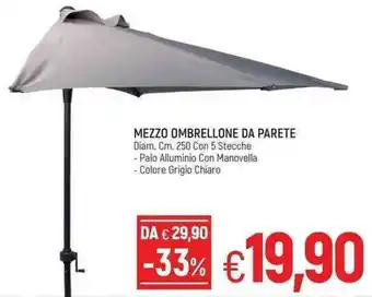 Famila Mezzo Ombrellone Da Parete offerta