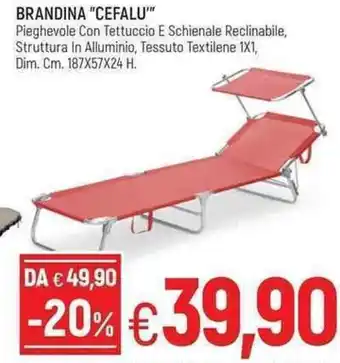 Famila Brandina "Cefalu" offerta