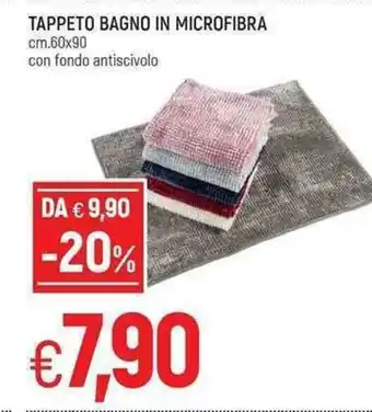 Famila Tappeto Bagno in Microfibra cm 60x90 offerta