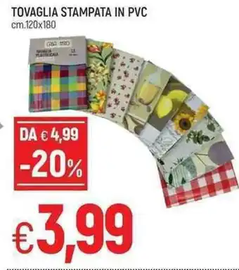 Famila Tovaglia Stampata in PVC cm, 120x180 offerta