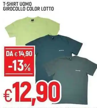 Famila T-shirt Uomo Girocollo Color Lotto offerta