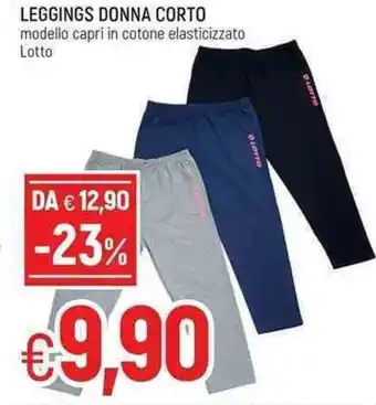 Famila Leggings Donna Corto offerta