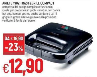 Ariete 1982 Toast&Grill Compact