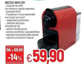 Famila Necchi Nem-201 offerta
