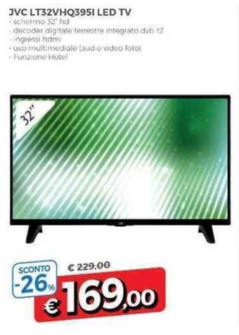 Famila JVC LT32VHQ395I LED TV offerta