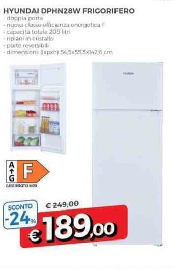 Hyundai DPHN28W Frigorifero