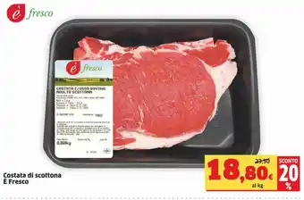 Costata di scottona E fresco