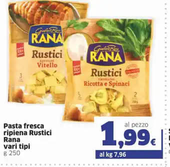Pasta fresca ripiena Rustici Rana vari gusti 250g