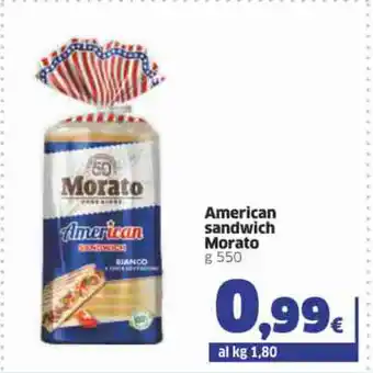 American sandwich Morato 550g