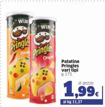 Pringles Patatine vari tipi 175g