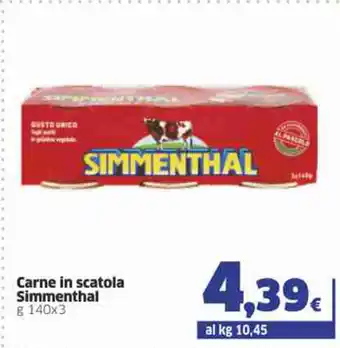 Simmenthal Carne in scatola 140 x 3g
