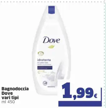 Dove Bagnodoccia vari tipi 450ml
