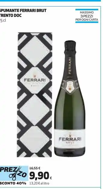 Coop Spumante ferrari brut trentodoc offerta
