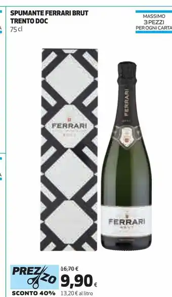 Ipercoop Spumante ferrari brut trento doc offerta