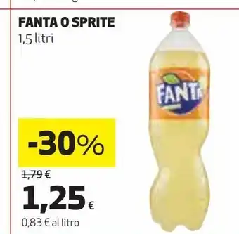 Ipercoop Fanta o sprite offerta