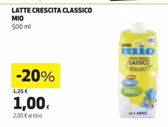 Ipercoop Latte crescita classico mio offerta