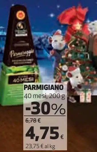 Coop Parmigiano 40 mesi 200 g offerta