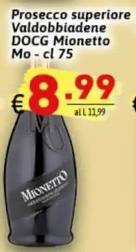 Mionetto Mo Prosecco superiore Valdobbiadene DOCG 75 cl