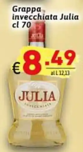 Julia Grappa invecchiata 70 cl