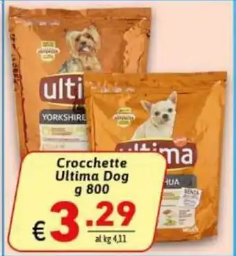 Ipercarni Ultima Crocchette Dog 800 g offerta