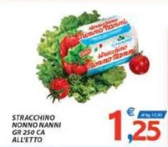 Vivo Supermercati Stracchino Nonno Nanni gr 250 ca All'etto offerta