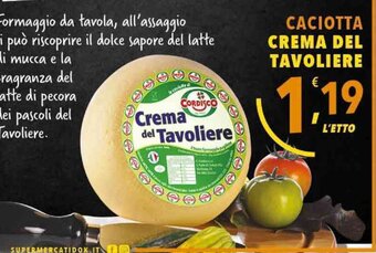 Supermercati Dok Caciotta Crema Del Tavoliere offerta