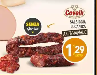 Supermercati Dok Covelli Salsiccia Lucanica offerta