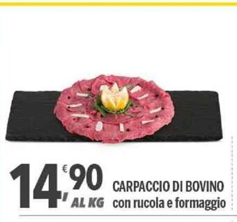 Supermercati Dok Carpaccio Di Bovino offerta