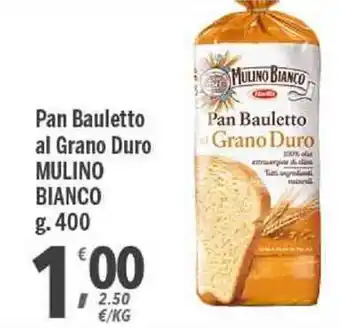 Supermercati Dok Mulino Bianco Pan Bauletto Al Grano Duro 400 g offerta