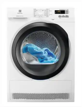 Euronics Electrolux - asciugatrice ew7h583b 8 kg classe a+++-bianco/oblò nero offerta
