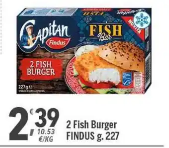 Supermercati Dok Findus 2 Fish Burger 227g offerta