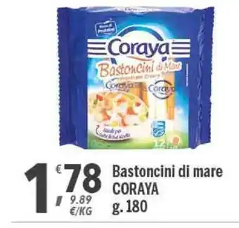 Supermercati Dok Coraya Bastoncini di mare 180g offerta