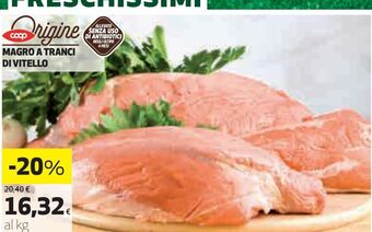 Coop Magro a tranci di vitello coop offerta