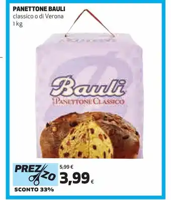 Coop Panettone bauli offerta