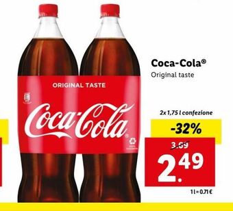 Lidl Coca-cola offerta